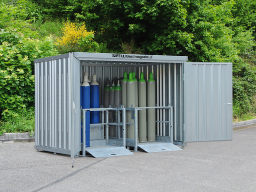Gasflaschen-Lager