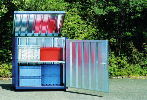 Säbu Magazinbox mit hochklappbarem Dach