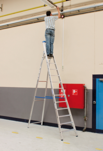 Krause Stehleiter STABILO® Professional, 12 Riffelblechstufe(n)