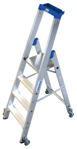 Krause Stehleiter auf Rollen