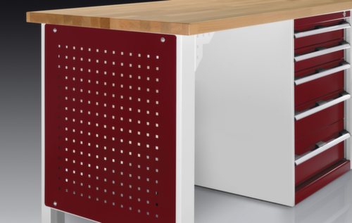 bott Seitenpanel mit perfo-Lochung fĂŒr Werkbank