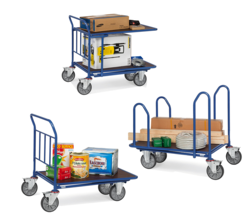 fetra Langgut-Raumsparwagen, Traglast 500 kg, Ladefläche 1000 x 600 mm