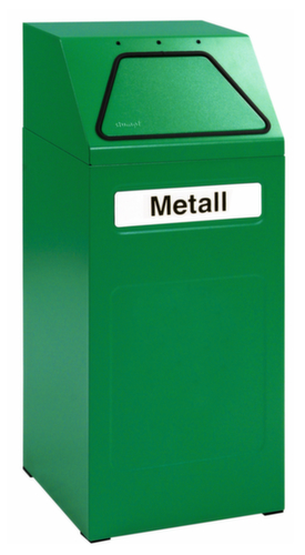 stumpf WertstoffbehĂ€lter feuerhemmend, 65 l, RAL6024 VerkehrsgrĂŒn