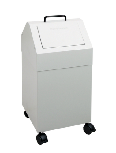 stumpf Feuerhemmender WertstoffbehÀlter, 45 l, RAL7035 Lichtgrau, Deckel RAL7035 Lichtgrau