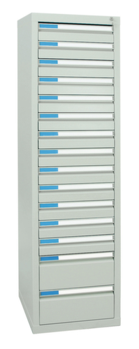 stumpf Schubladenschrank ES 510, 15 Schublade(n), RAL7035 Lichtgrau/RAL7035 Lichtgrau