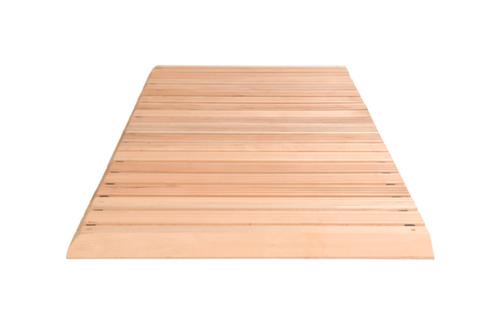 Miltex Holzlaufrost Yoga Holzrost Meterware, Breite 800 mm