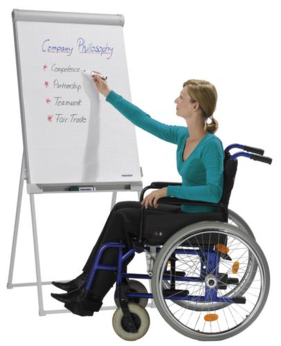 Franken Flipchart PRO Deluxe Standard mit 2 Papierhaltern, Höhe 1100 - 1880 mm