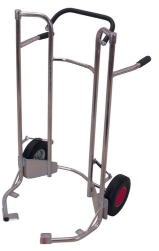 VARIOfit Reifenkarre, mit korrosionsschützender Zinkbeschichtung, Vollgummi-Bereifung