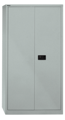Bisley Aktenschrank, 4 Ordnerhöhen, silber/silber