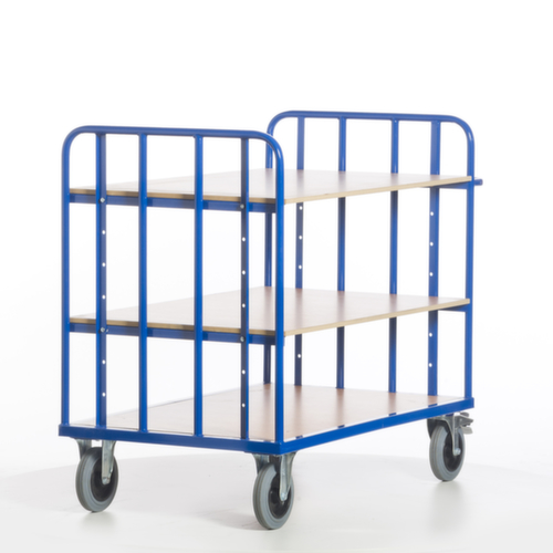 Rollcart Etagenwagen mit Stahlrohrseitenwänden