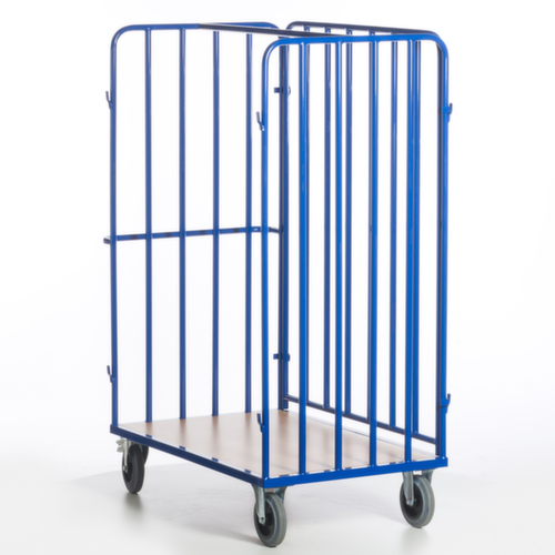 Rollcart Paketwagen mit Stahlrohrwänden