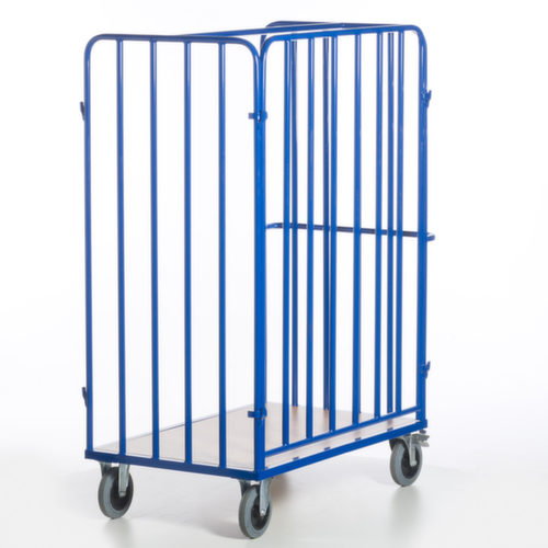 Rollcart Paketwagen mit Stahlrohrwänden