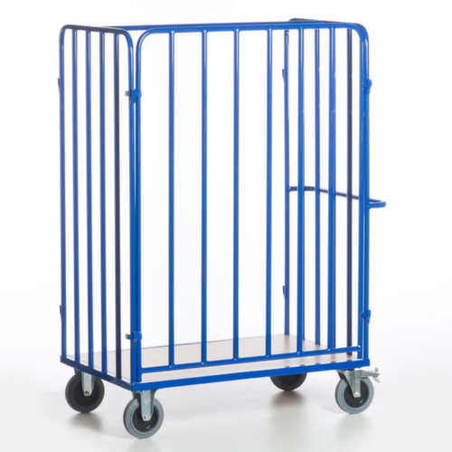 Rollcart Paketwagen mit Stahlrohrwänden
