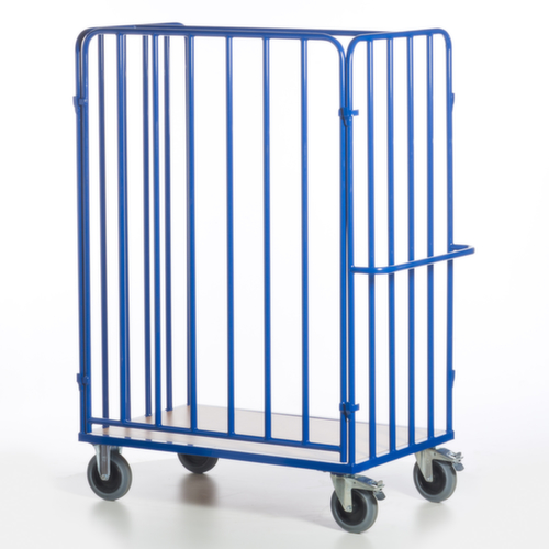 Rollcart Paketwagen mit Stahlrohrwänden