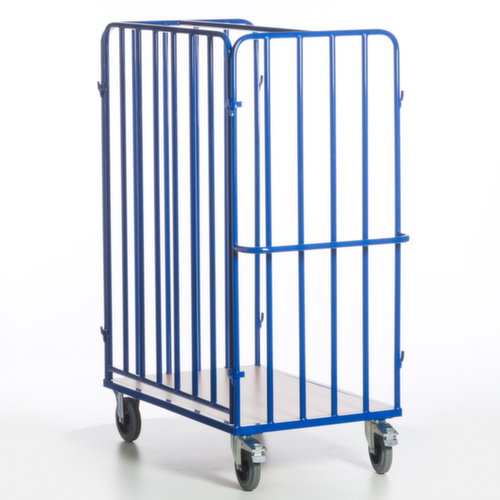 Rollcart Paketwagen mit Stahlrohrwänden