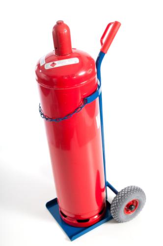 Rollcart Flaschenkarre, für 1 x 33 kg Propangas Flasche, Luft-Bereifung