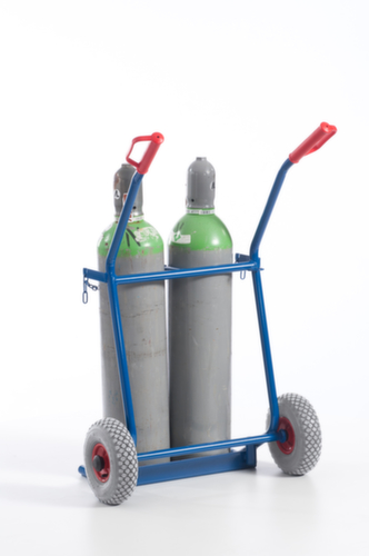 Rollcart Flaschenkarre, für 2x20 l Flasche, Luft-Bereifung