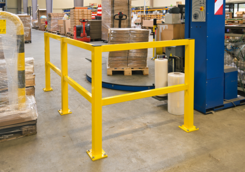 Moravia Rammschutzgeländer-System BLACK BULL S-Line, Querbalken, Länge 1200 mm