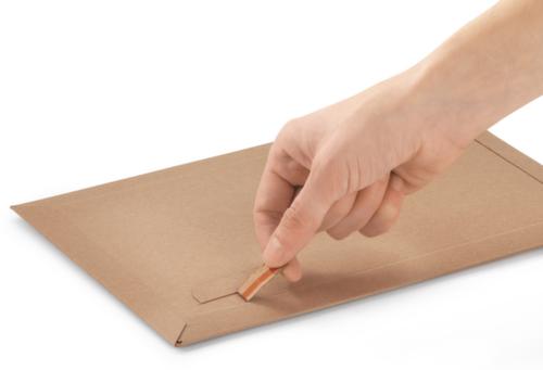 Versandtasche mit Rückwand