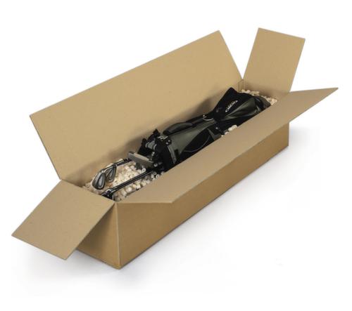 Langer Faltkarton mit Öffnung an Längsseite, 2-wellig, 1200 x 300 x 300 mm