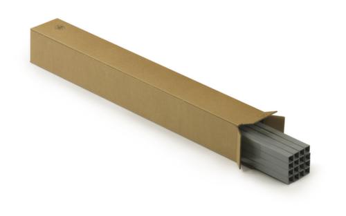 Langer Faltkarton mit Öffnung an Stirnseite, 2-wellig, 1500 x 150 x 150 mm