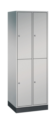 C+P Doppelstöckiger Garderobenschrank Intro, Abteilbreite 260 mm