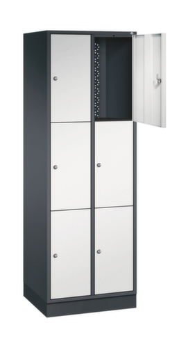 C+P SchlieĂfachschrank Intro, 6 FĂ€cher