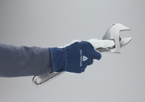 Arbeitshandschuhe, Baumwolljersey/Ziegenleder, GröĂe 9