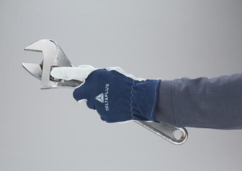 Arbeitshandschuhe, Baumwolljersey/Ziegenleder, GröĂe 9