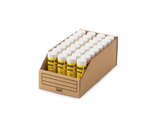 Karton-Regalkasten, Tiefe 301 mm, braun