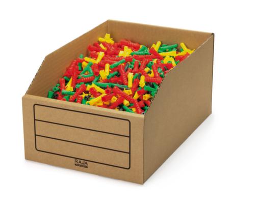 Karton-Regalkasten, Tiefe 301 mm, braun