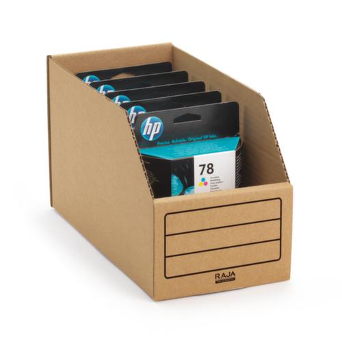 Karton-Regalkasten, Tiefe 305 mm, braun