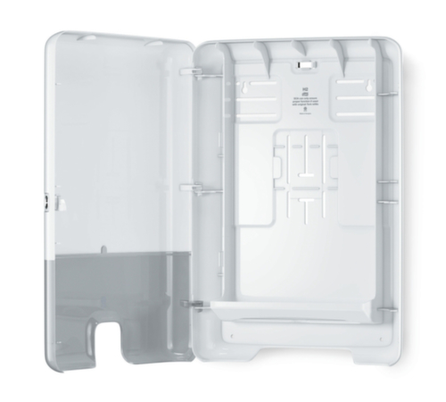 Falthandtuch-Spender, Kunststoff, weiß