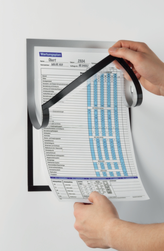 Durable Magnetrahmen DURAFRAMEÂź MAGNETIC NOTE, DIN A4, RĂŒckseite magnetisch