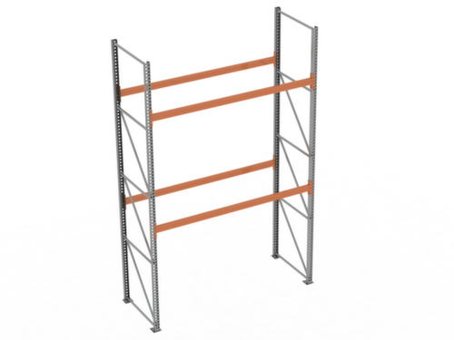 META Palettenregal MULTIPAL für 9 Paletten, 2870 mm breit, 3 Lagerebenen