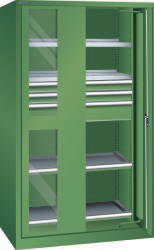 LISTA Schwerlast-Einschwenktürenschrank, 3 Schublade(n)