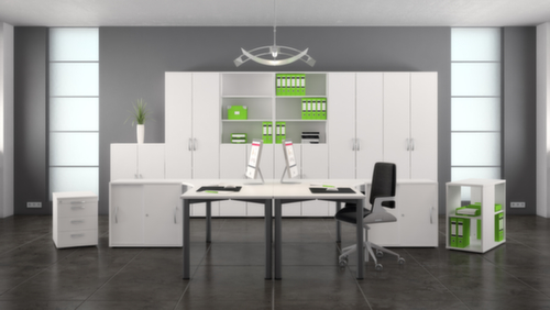 Gera Glastürenschrank Milano, 6 Ordnerhöhen