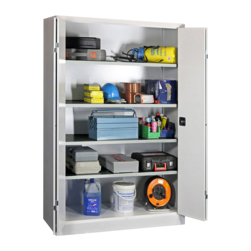 PAVOY Großraum-Falttürenschrank Basis aus Stahlblech