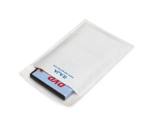 Weiße Luftpolster-Versandtasche