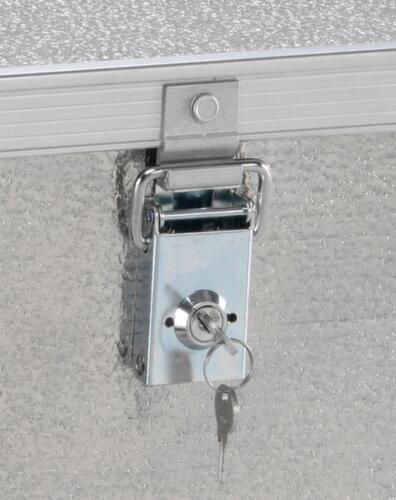 Gmöhling Alu-Transportkiste G®-professional BOX aus Aluminium-Strukturblech