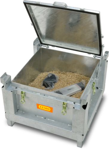 Cemo Lithium-Ionen Lagerbehälter mit Gummidichtung, Inhalt 120 l