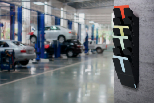 Durable Wandprospekthalter FLEXIPLUS für DIN A4, 6 Ablagen
