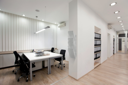 Durable Wandprospekthalter FLEXIPLUS für DIN A4, 6 Ablagen