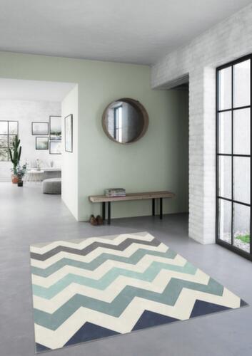 Paperflow Heller Teppich Canvas aus mehrfarbigem Garn