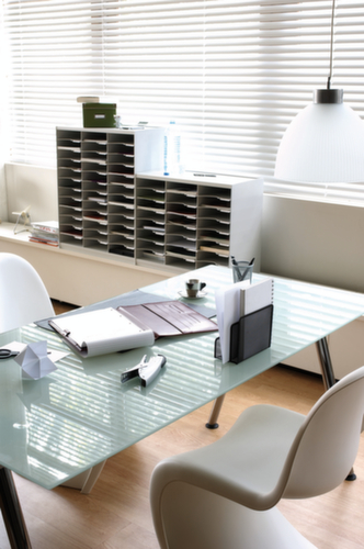 Paperflow Stapelbare Sortierstation, Höhe x Breite x Tiefe 548 x 674 x 308 mm