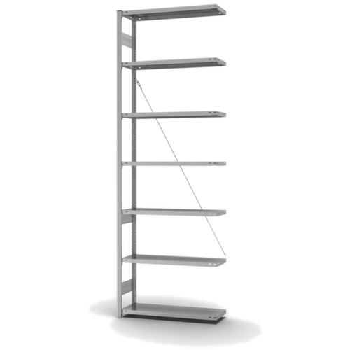 hofe System-Steckregal in Standard Bauart, Höhe x Breite x Tiefe 3000 x 1010 x 335 mm, 7 Böden