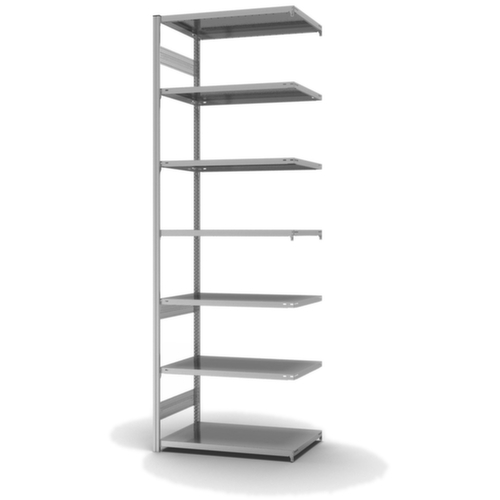 hofe Traversenregal in Standard Bauart, Höhe x Breite x Tiefe 3000 x 1010 x 635 mm, 7 Böden