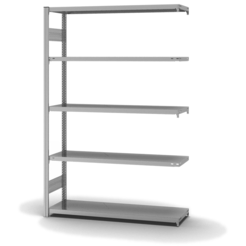 hofe Traversenregal in mittelschwerer Bauart, Höhe x Breite x Tiefe 2000 x 1310 x 435 mm, 5 Böden