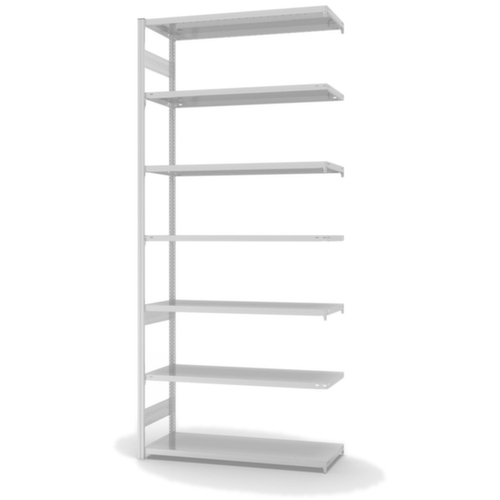 hofe Traversenregal in mittelschwerer Bauart, Höhe x Breite x Tiefe 3000 x 1310 x 535 mm, 7 Böden