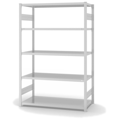hofe Traversenregal in mittelschwerer Bauart, Höhe x Breite x Tiefe 2000 x 1360 x 635 mm, 5 Böden